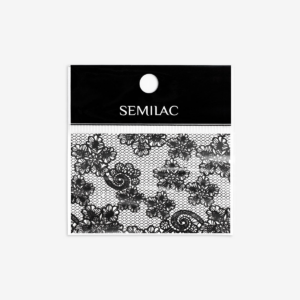 Semilac siirtofolio Black Lace 24